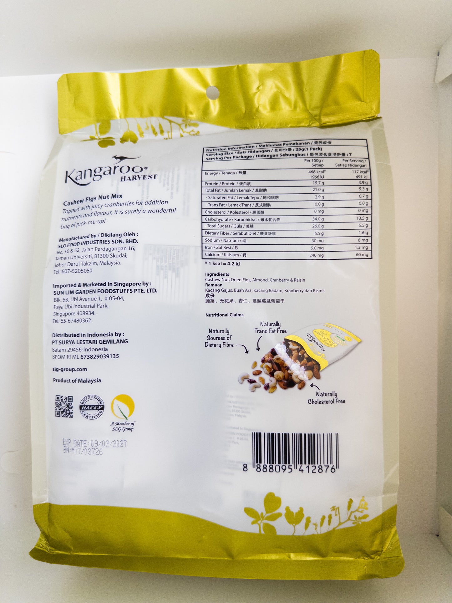 Cashew Figs Nut Mix (25g x 7 pkt)